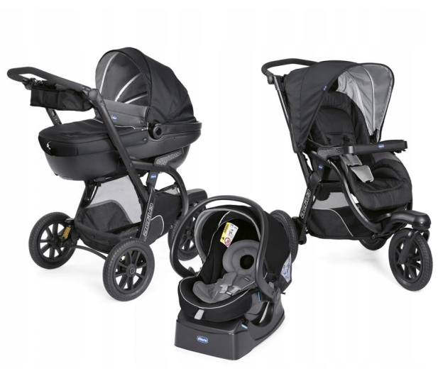 Chicco Trio Activ3 Jet Black - 1019150 - zdjęcie